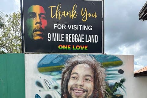 Billeder af Bob Marley Nine Mile Tour