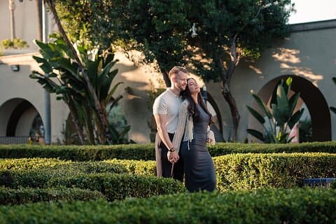 Sesión de fotografía privada en el Parque Balboa en San Diego, California