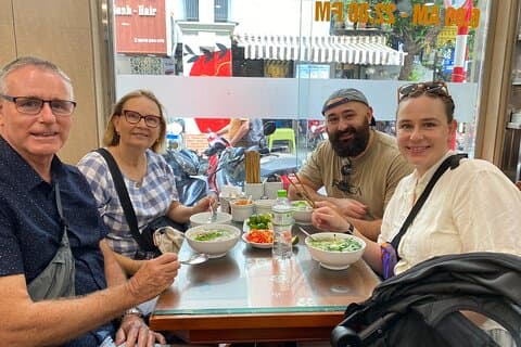Hanoi Private Walking Street Food Tour with Train Street Visit