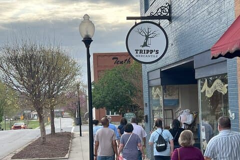 North Wilkesboro, Caroline du Nord Visite à pied de la nourriture et de l'histoire