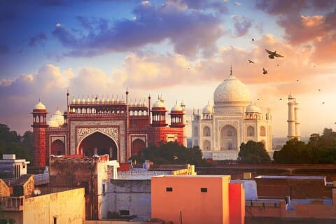Samma dag Taj Mahal Tour från Delhi