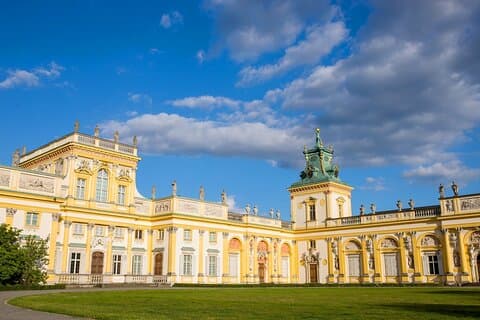 Wilanow Palace and Gardens with Guide Tickets and Transfers