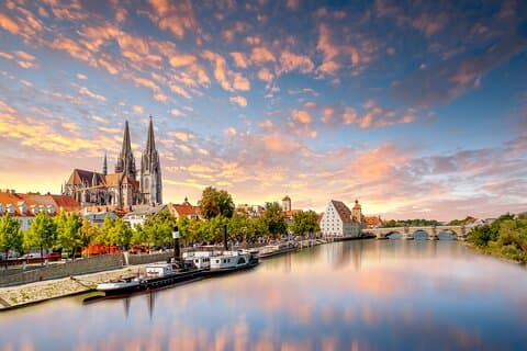 Romantique Regensburg: Une visite audio autoguidée