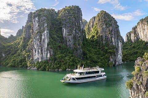 Hanoi Luxury Day Cruise til Ha Long Bay All Inclusive med buffet