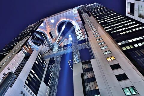 Biljett till Umeda Sky Building och Kuchu Teien Observatory