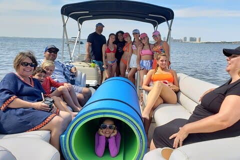 9Hour Pontoon Bådudlejning i Navarre, FL Slap af og udforsk kysten