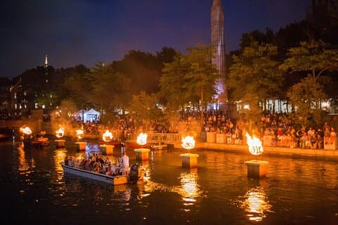 Providence WaterFire Boat Rides (Full Lightings)