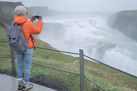 Tour privado en círculo dorado desde la terminal de cruceros de Reikiavik