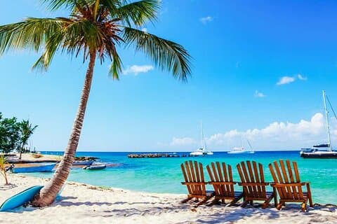 Miches Catamaranboot naar Saona Island met lunchbuffet
