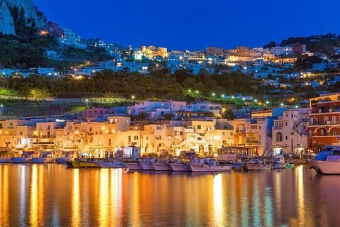 Capri by Night Visite en bateau privé