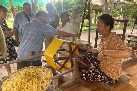 Excursão de um dia em Silk Mekong Island