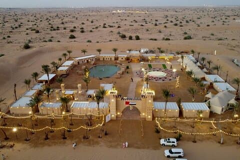 イブニングデザートサファリ＆BBQディナーヘリテージキャンプ