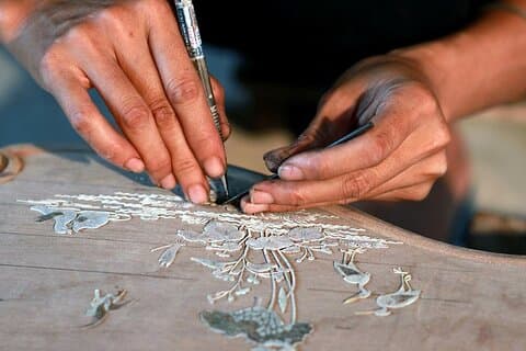 Glittering Charm Of Chuon Ngo Pearl Inlay Village