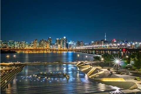 Noryangjin Frutos do Mar e Han River Chill