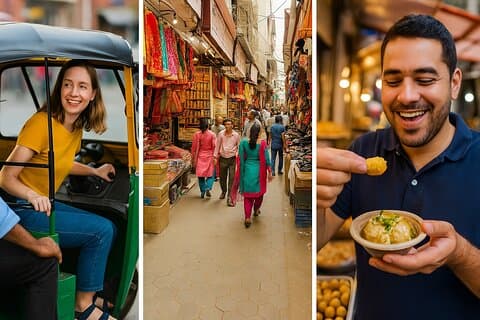 Agra’s Hidden Gems & Flavors on a Thrilling Tuk-Tuk Tour 3-4 Hrs