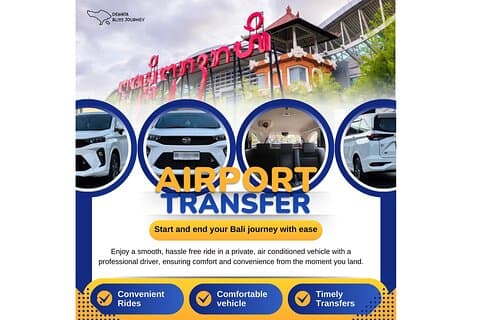 Aéroport international Ngurah Rai Bali, prise en charge ou retour