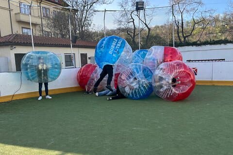 Bubble fodbold i Prag