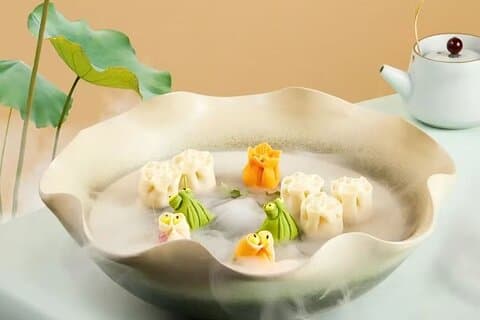 Banchetto di gnocchi di Xi'an al ristorante De Fa Chang