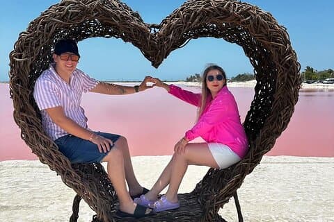 Las Coloradas Rosa Lagunen & Río Lagartos Tour von Cancún