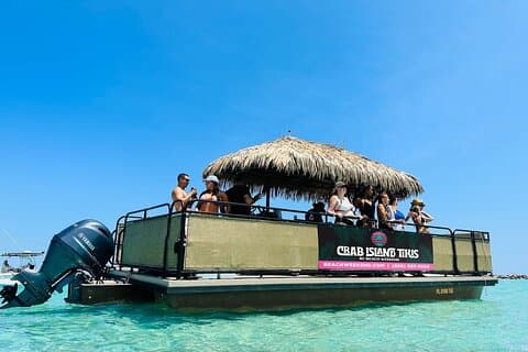 Tiki Party Boat with Slide from Fort Walton Beach