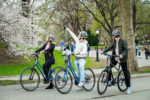 Lei en sykkel i Central Park!