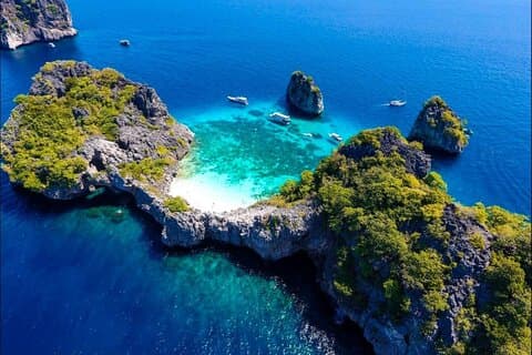 Tour en lancha rápida por Koh Rok y Koh Haa