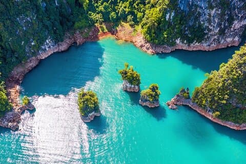 Visite du lac du parc national de Khao Sok