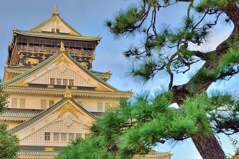 Entrada al Castillo de Osaka