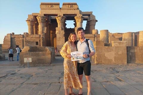 Transfer fra Aswan til Luxor med Kom Ombo og Edfu Visits