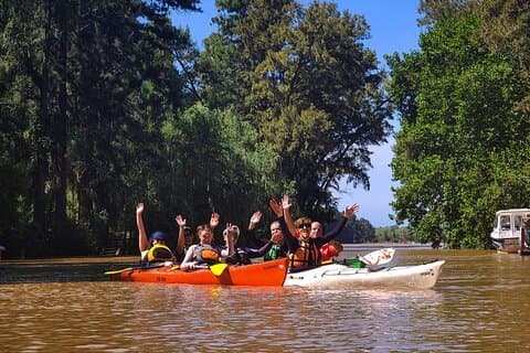 Delta River Kayak och Island Adventure från Tigre