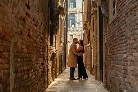 Professionel fotosession i Venedig