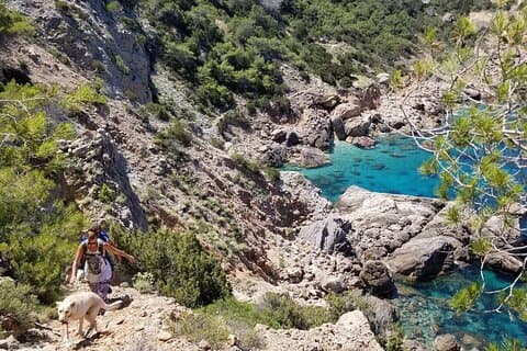 Esplora il selvaggio nord di Ibiza – passeggiata/escursione costiera privata