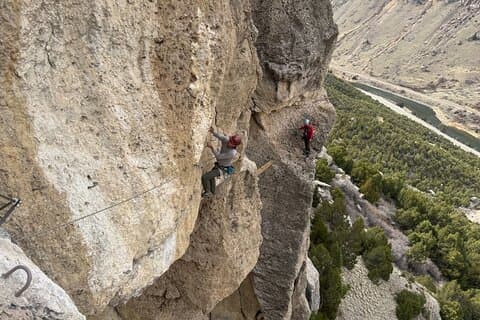 Wind River Via Ferrata and Sport Climbing