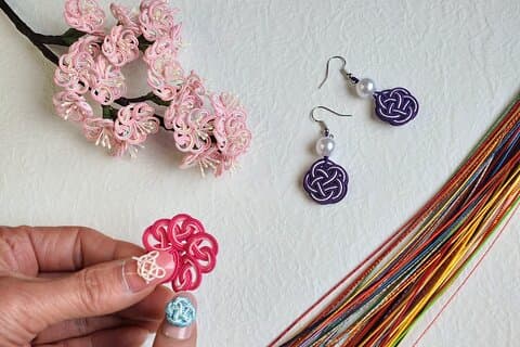 Faisons des accessoires japonais avec Mizuhiki