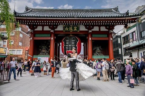 Privat forslag fotografering i Japan