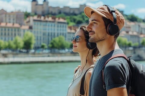 Självguidade turer i Lyon med 100 fängslande ljudberättelser