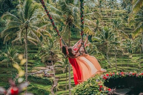 Ubud : Bali Swing, Tegalalang Rice Terrace & Ubud Tour
