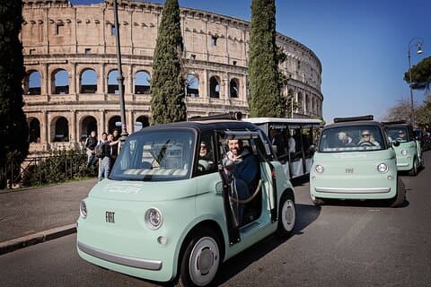 Topolino Dolce Vita City Tour 3 horas com veículo elétrico