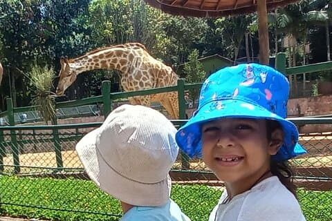 サンパウロの楽しいツアー動物園植物園