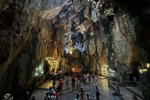 Montagnes de marbre, grotte Am Phu et Lady Buddha Excursion d'une demi-journée en groupe