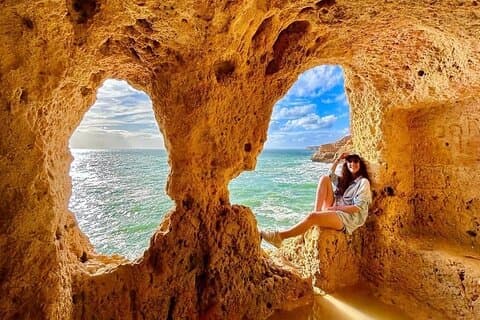 From Faro: Benagil, Marinha Beach, Algar Seco, 7 Valleys TOUR
