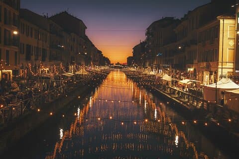 Milano Navigli-byvandring og aperitif