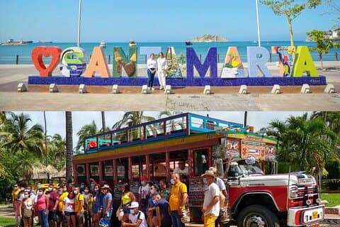 Tour completo della città di Santa Marta e dei suoi incanti