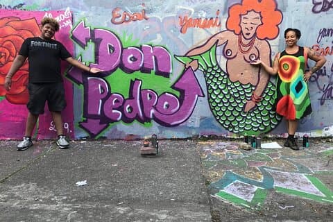 Taller de grafiti en Beco do Batman