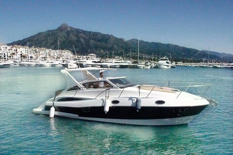 Iate RAKEL 11m 7 passageiros - Partida de Puerto Banús, Marbella.
