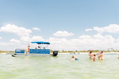 Deluxe 115HP Pontoon Rental