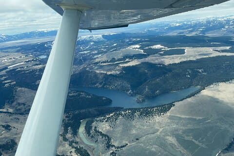 45-Minute Continental Divide Scenic Flight from West Yellowstone