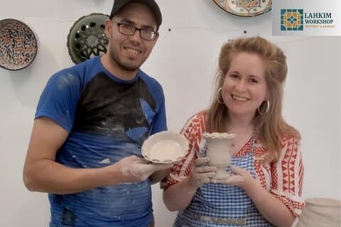 Workshop tradizionale marocchino del mosaico