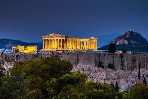 Athènes de nuit - Visite à pied