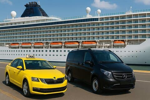 Transfert privé entre Athènes: le port de croisière du Pirée vers le centre d'Athènes
